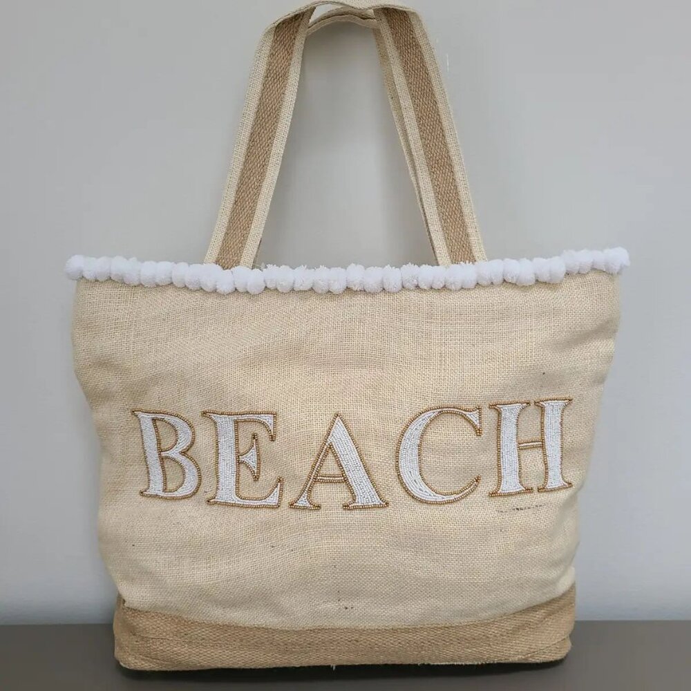 Beaded "Beach" Bag